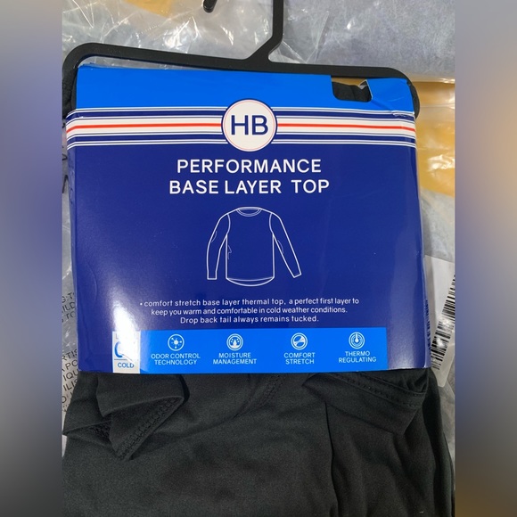 NEW HARBOR BAY PERFORMANCE BASE LAYER TOP LONG SLEEVE SIZE:5XL - Picture 1 of 3